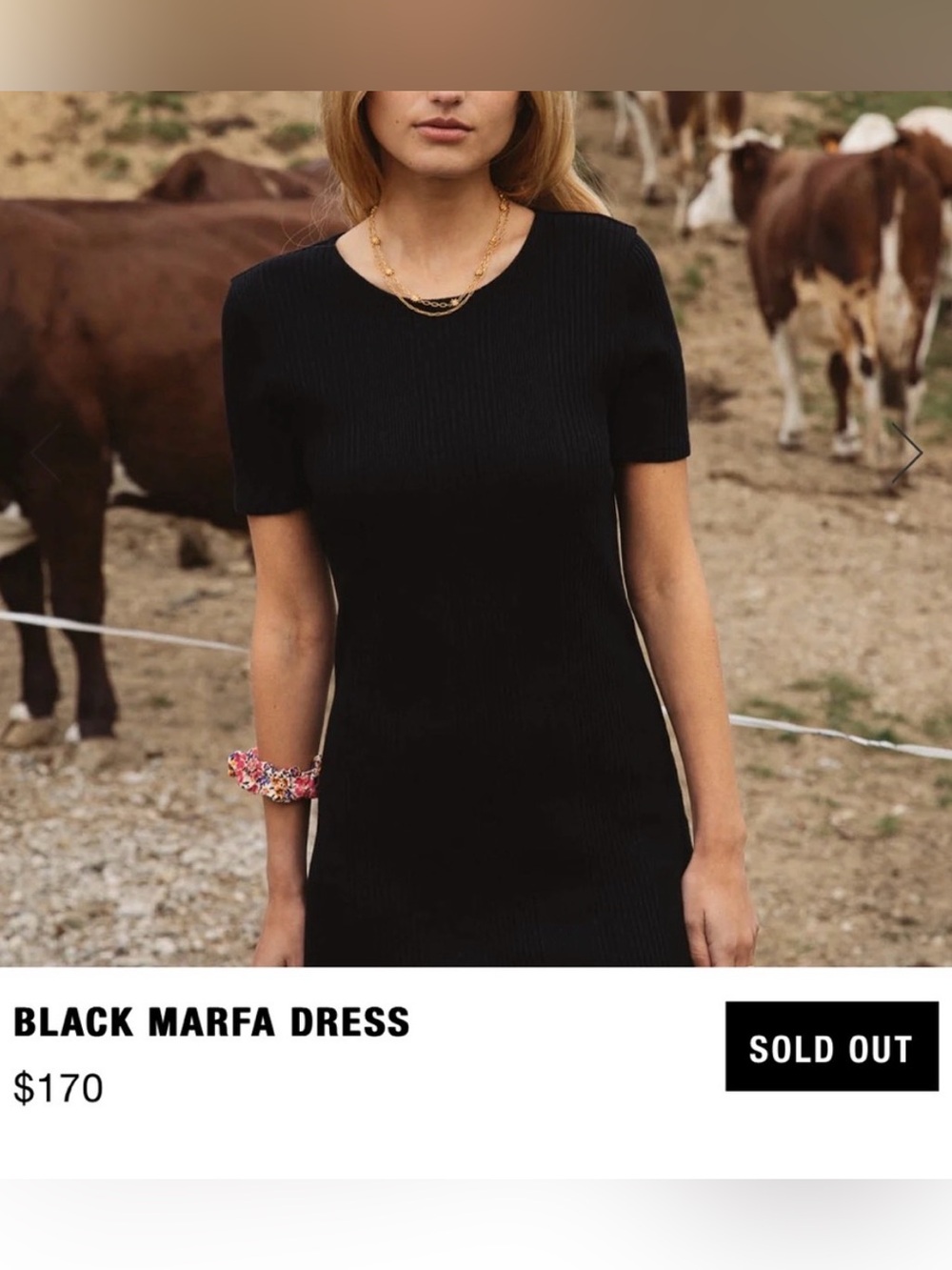 Balzac Paris Marfa Dress - Cotton Ribbed Black Short-Sleeve Mini Dress
